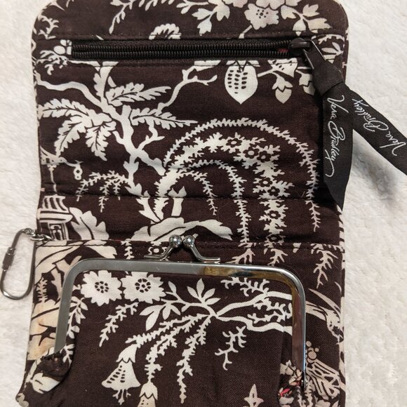 Vera Bradley Imperial Toile Tote Bag Purse Retired with Mini Wallet - Picture 9 of 10